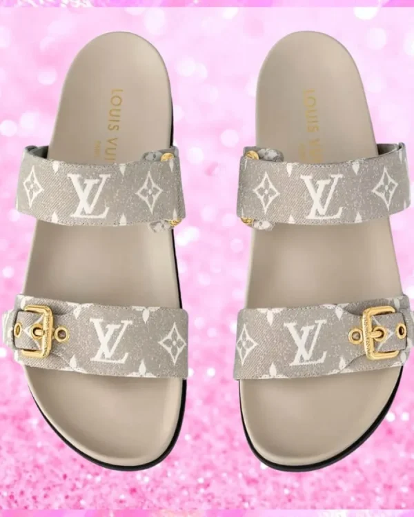 Bom Dia Flat Comfort Mule In Beige