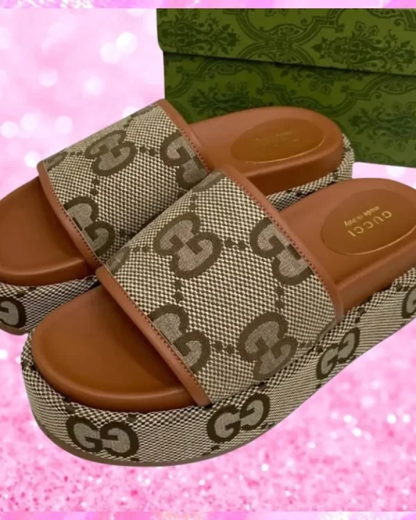 Canvas Flatform Sliders Tan