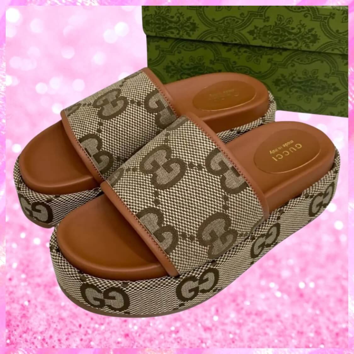 Canvas Flatform Sliders Tan