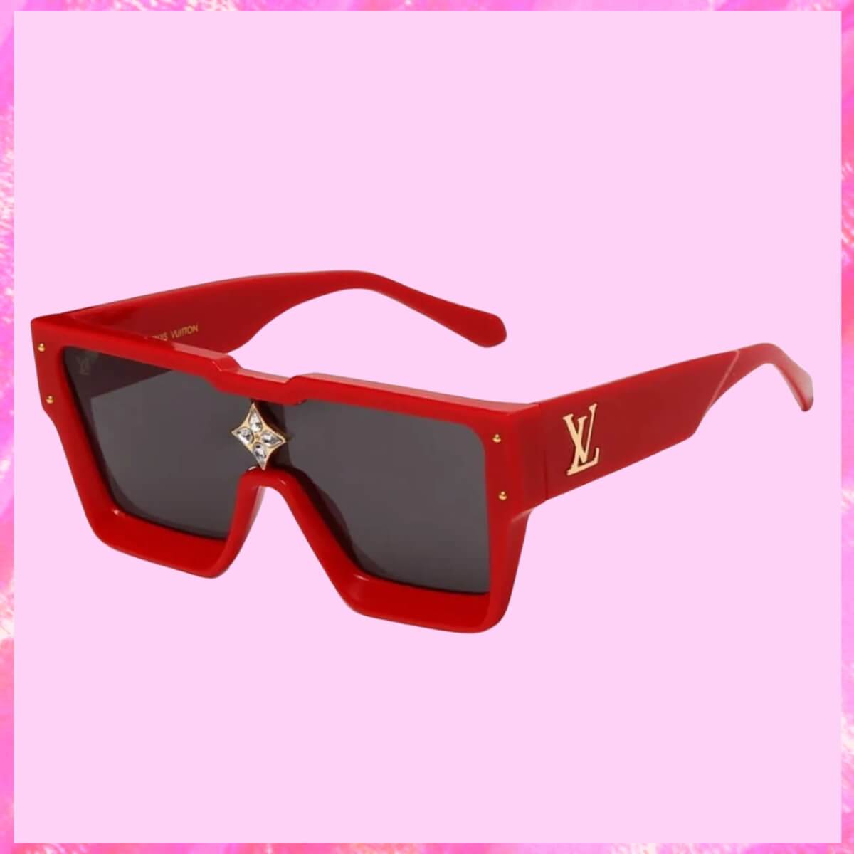 Crystal Logo Cyclone Sunglasses 