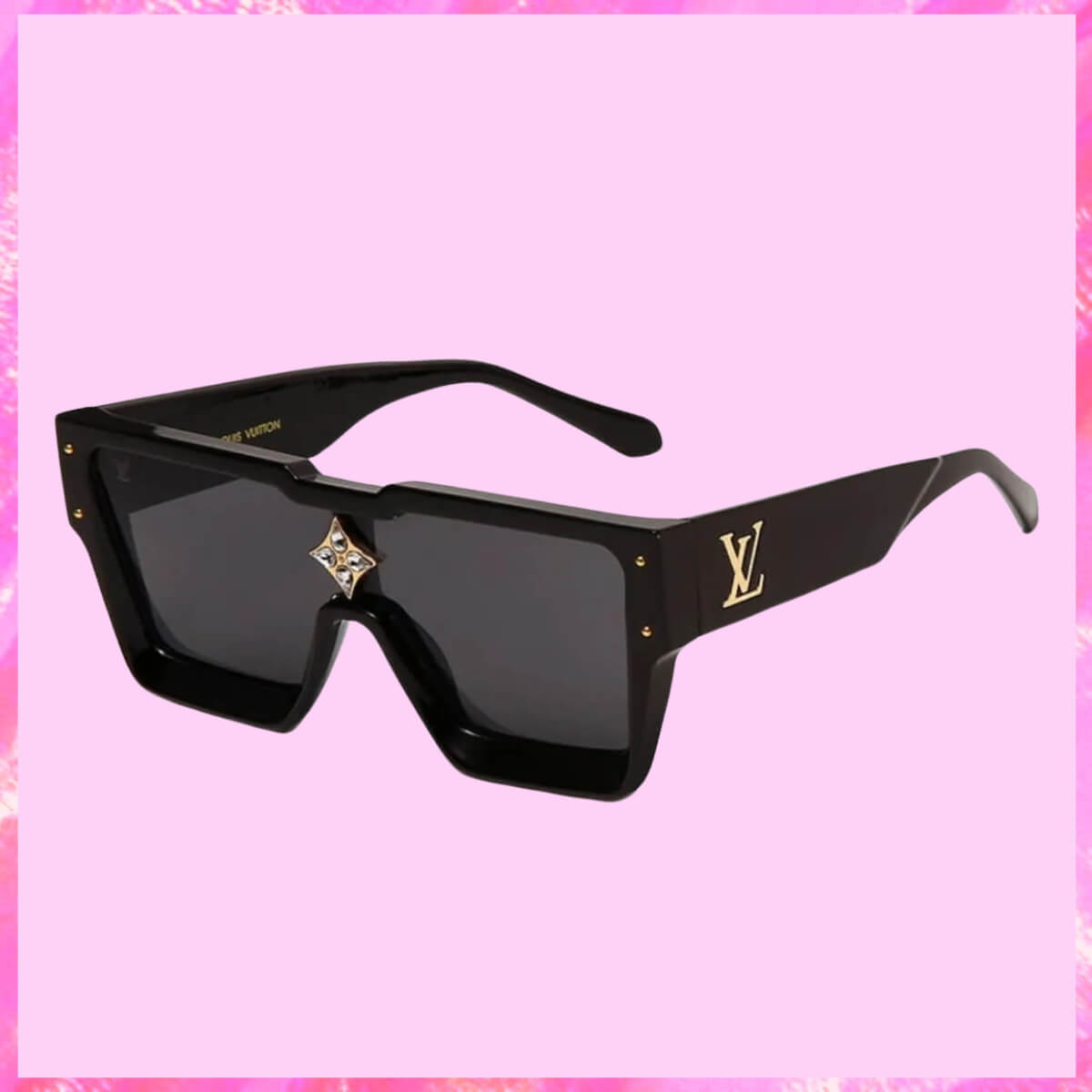 Crystal Logo Cyclone Sunglasses 