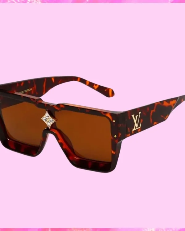 Crystal Logo Cyclone Sunglasses