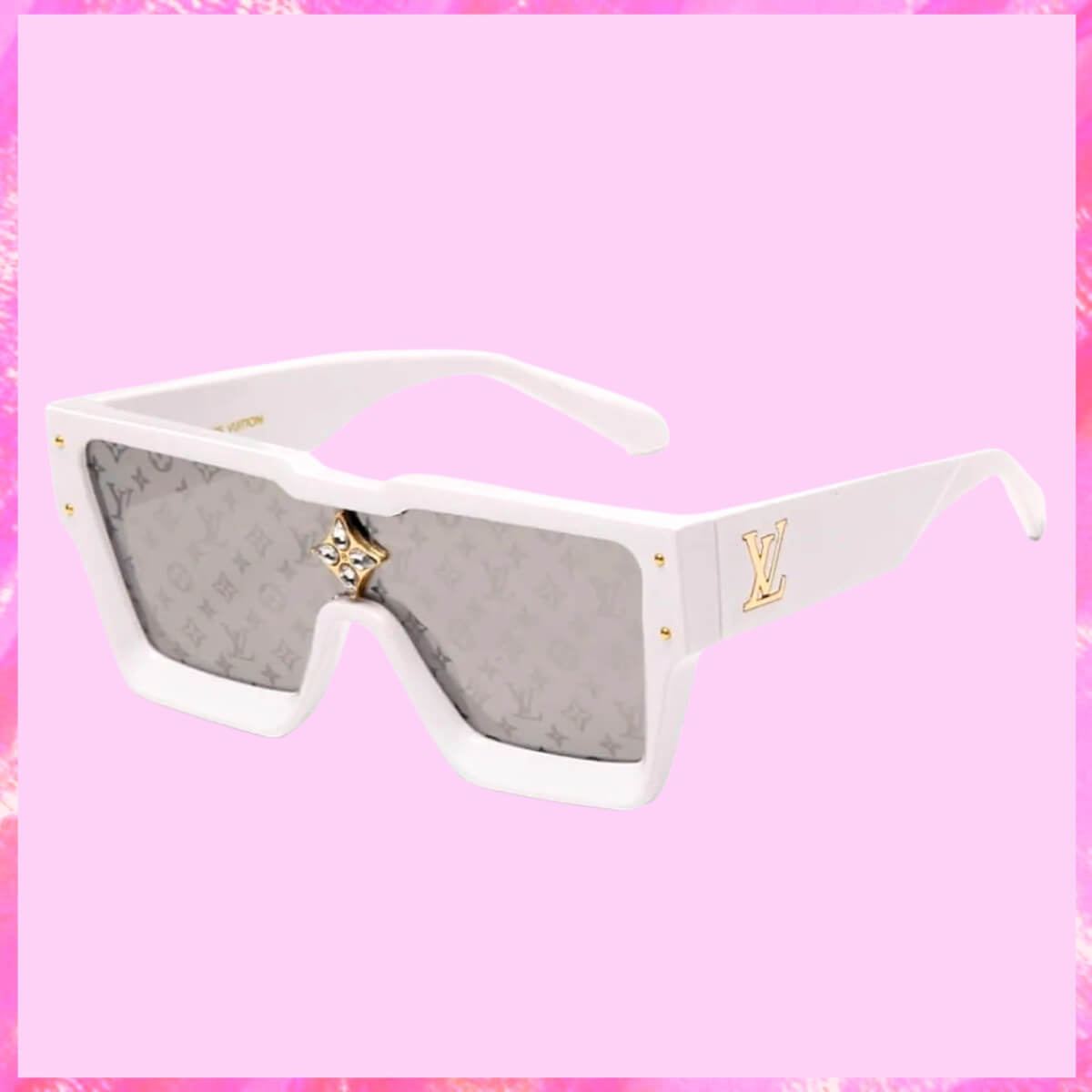 Crystal Logo Cyclone Sunglasses 