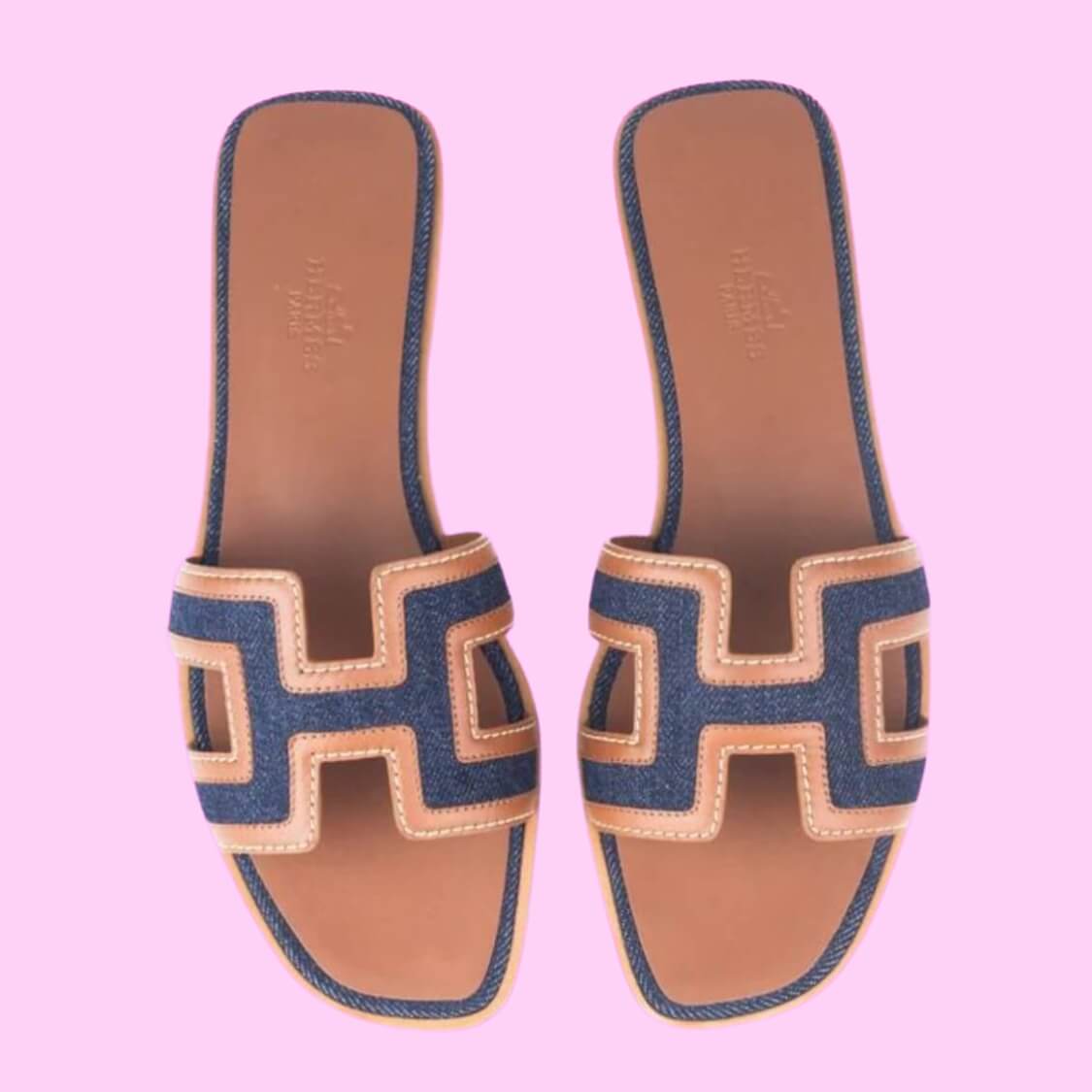 Cut-out Logo Sandal