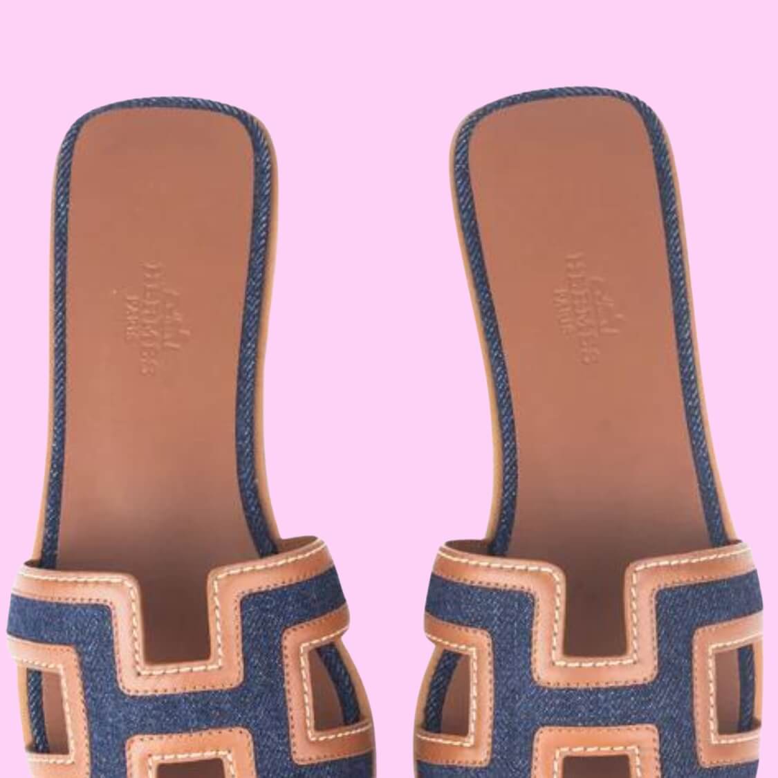 Cut-out Logo Sandal
