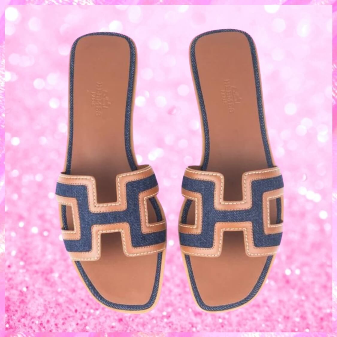 Cut-out Logo Sandal