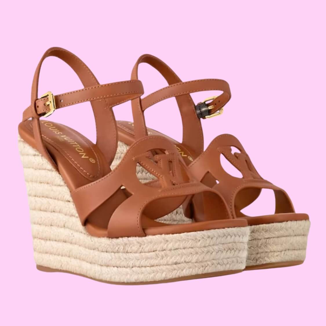 Designer Espadrille Wedge Sandals