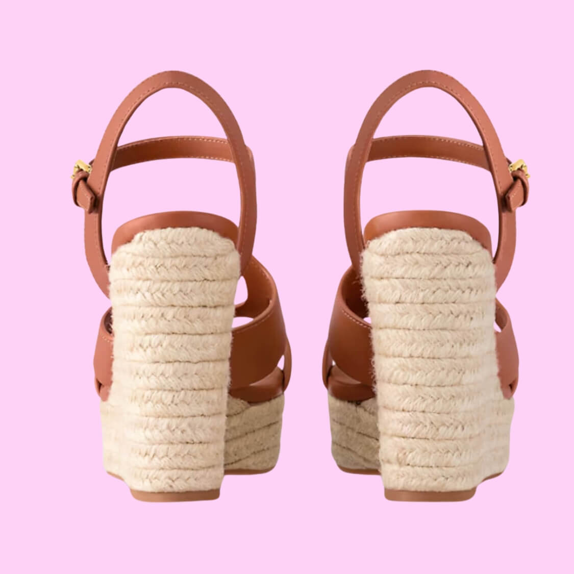 Designer Espadrille Wedge Sandals