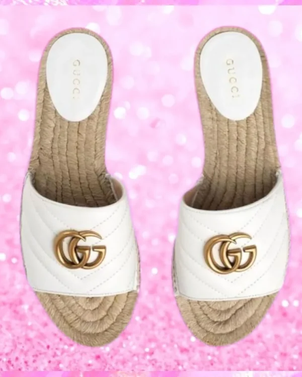 Espadrille Slide Sandals