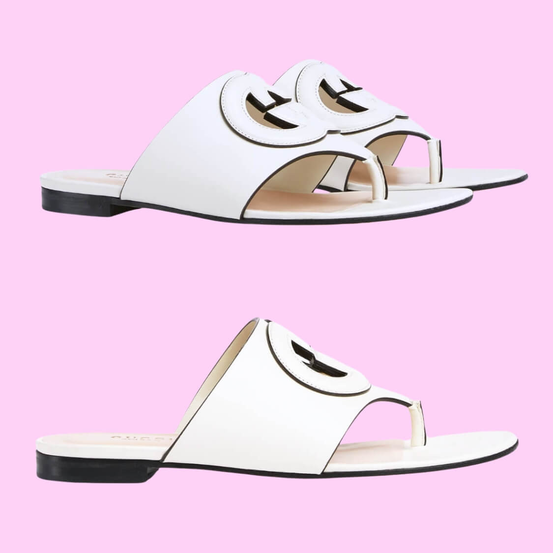Interlocking G Cut-out Sandal
