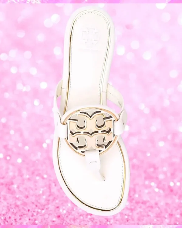 Miller Flat Sandals In White