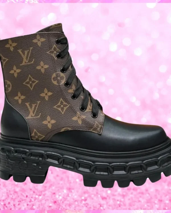 Monogram Doc Martens Boots