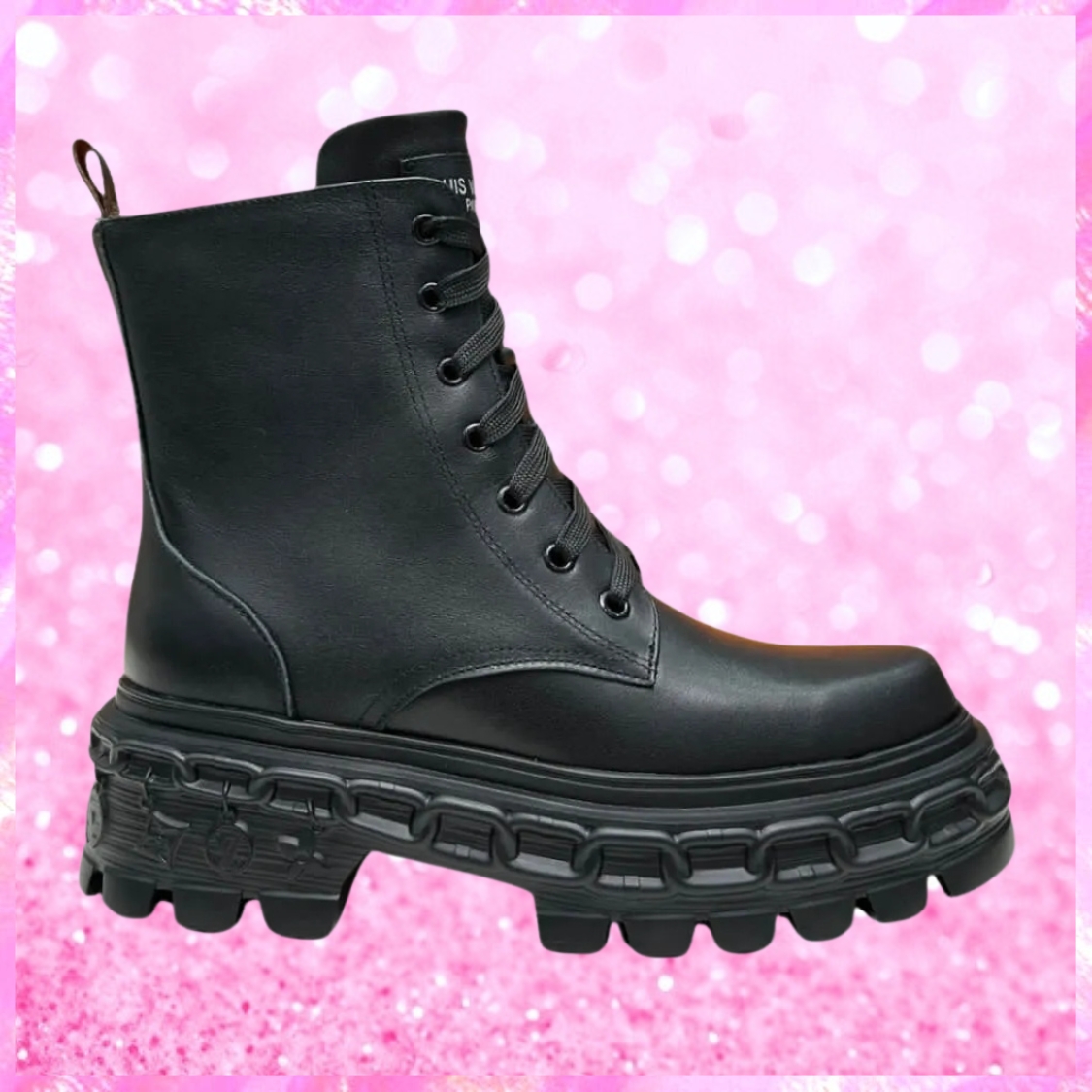 Monogram Doc Martens Boots