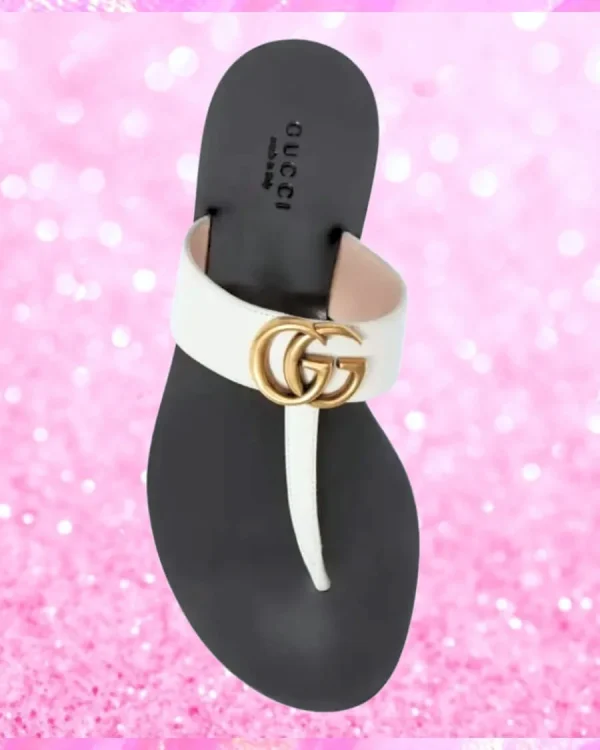 Monogram T-Strap Sandals