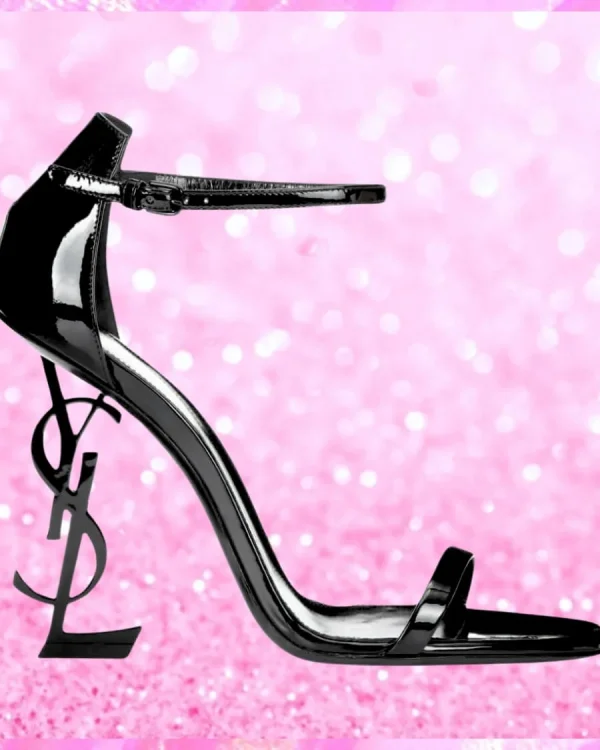 Opyum Patent Leather Sandals In Black