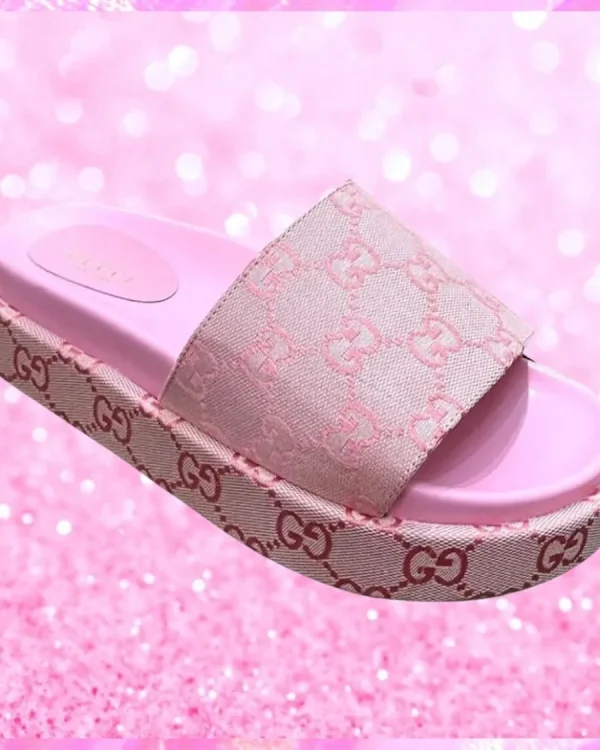 Platform Mule Slide Sandals