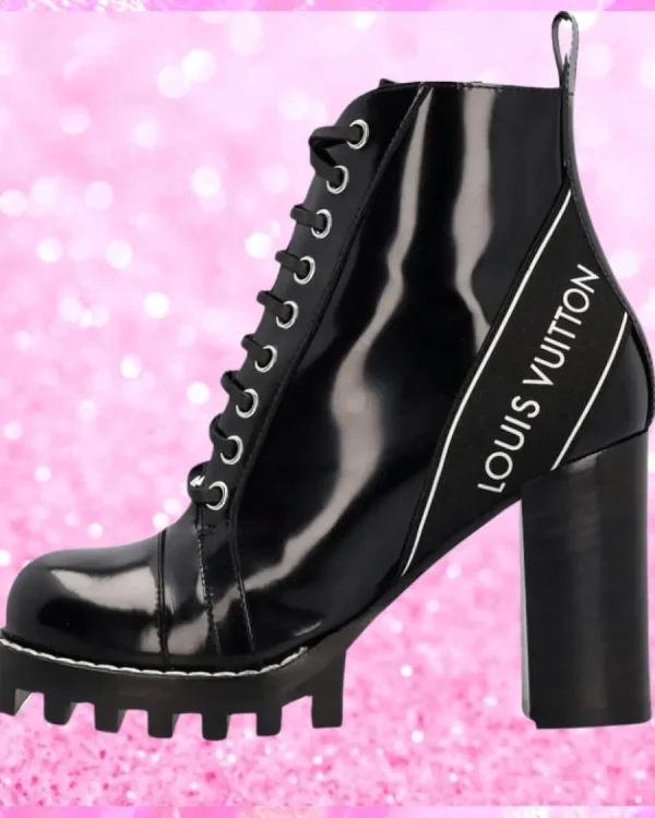 Side Monogram Star Trail Ankle Boots