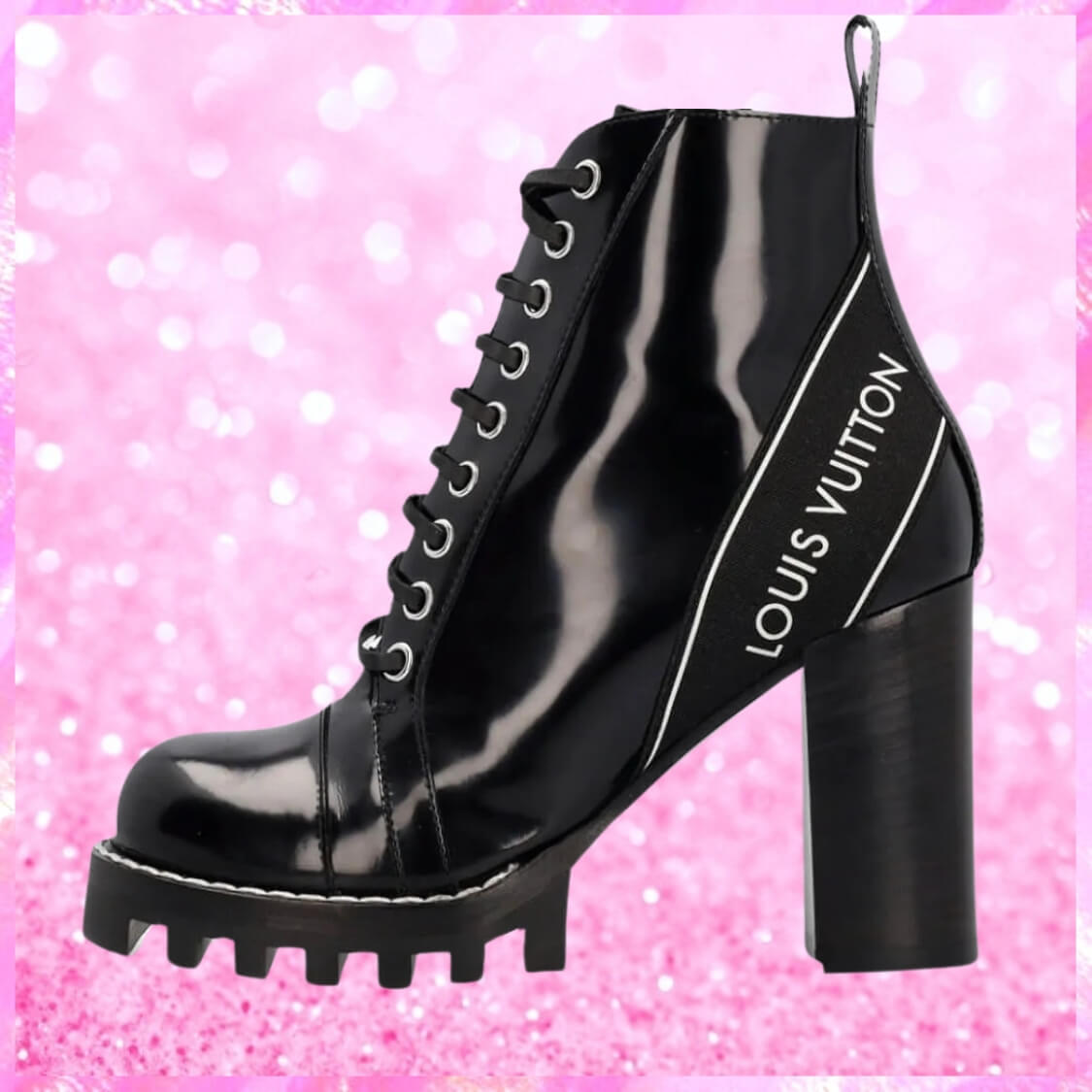 Side Monogram Star Trail Ankle Boots