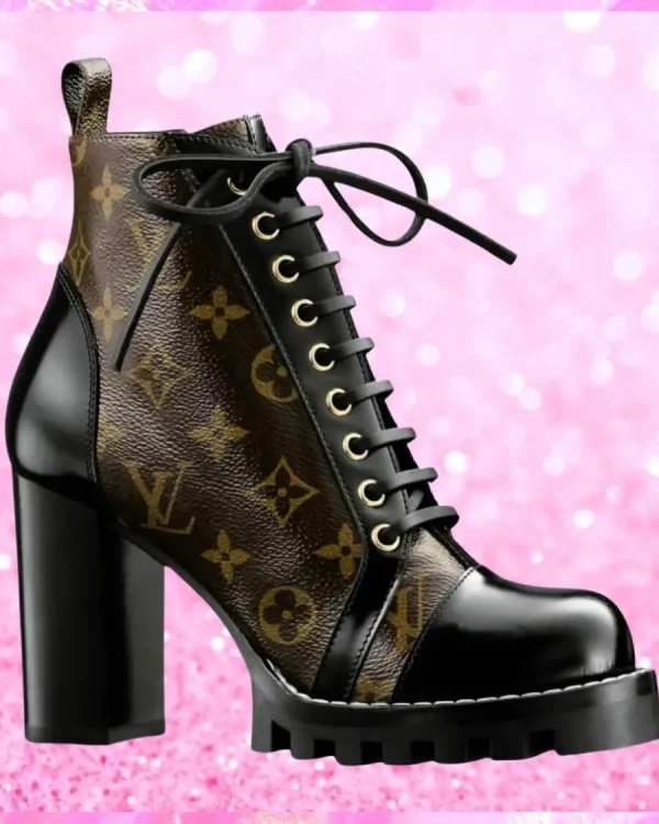 Star Trail Ankle Boots In Brown