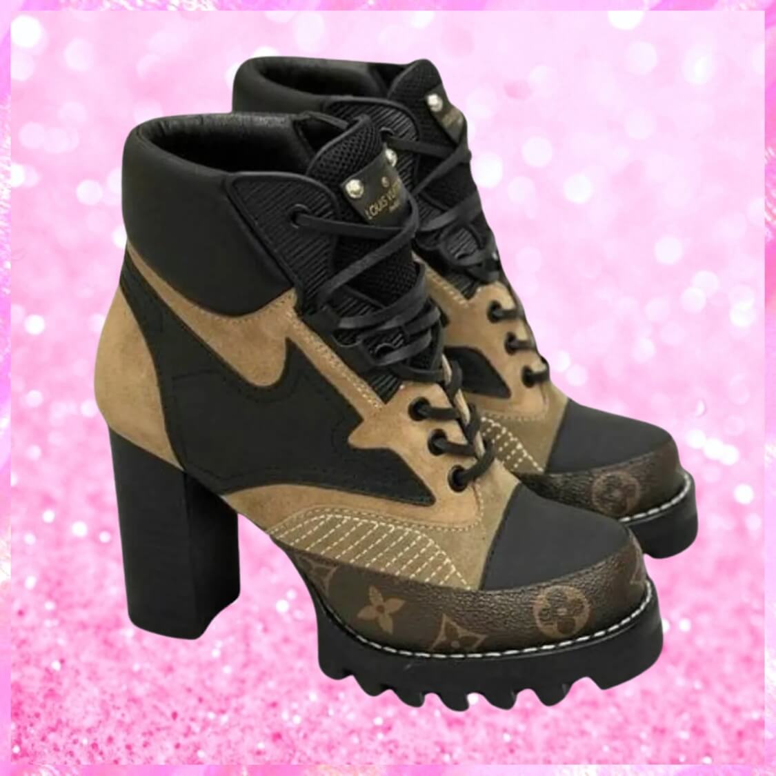 Star Trail Leather Ankle Boots