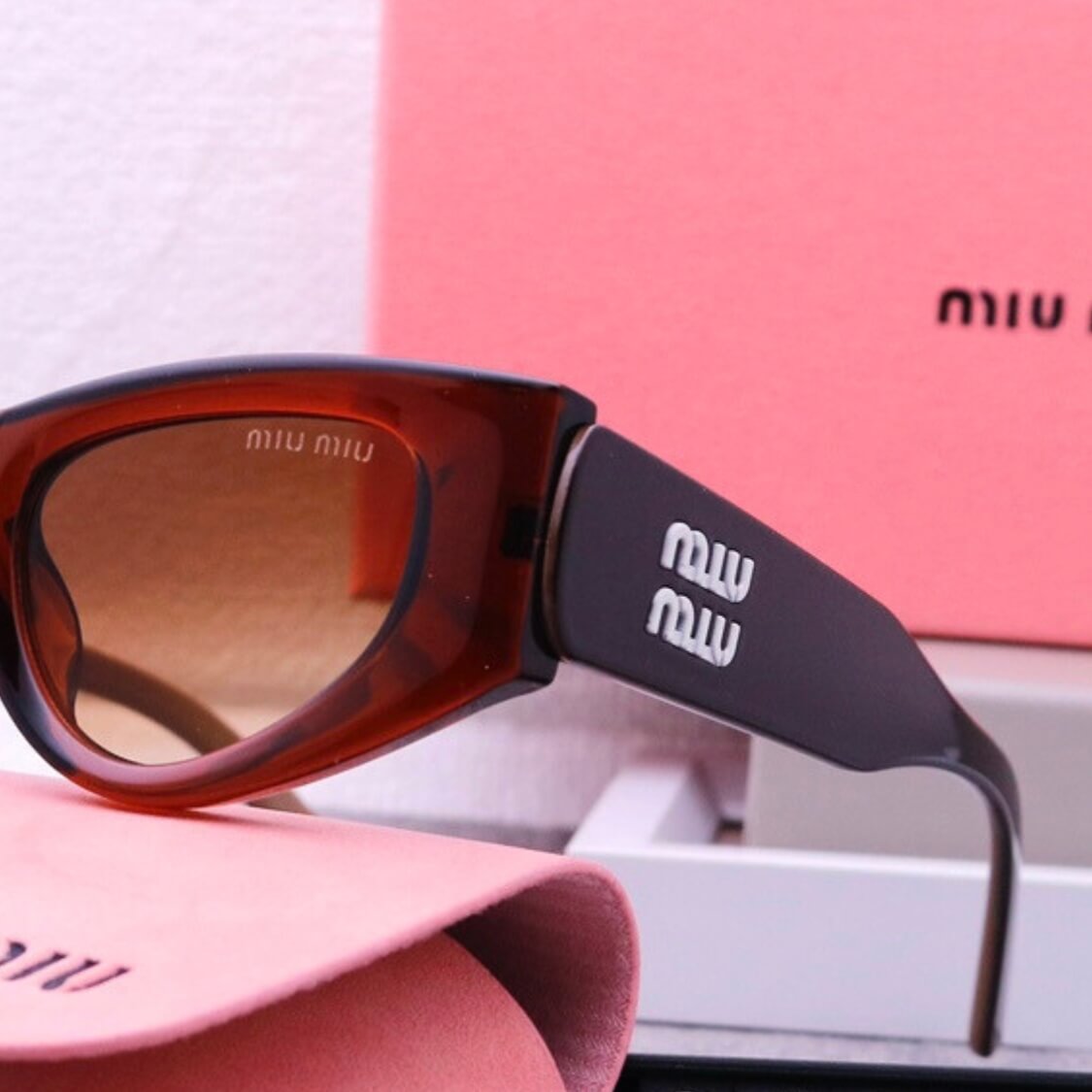 Designer UV Sunglasses Brown