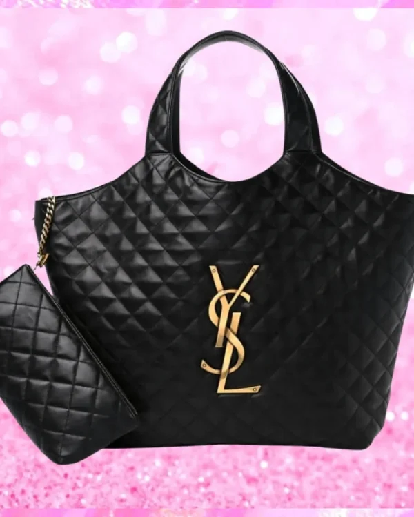 ICARE Maxi Bag In Quilted In Black