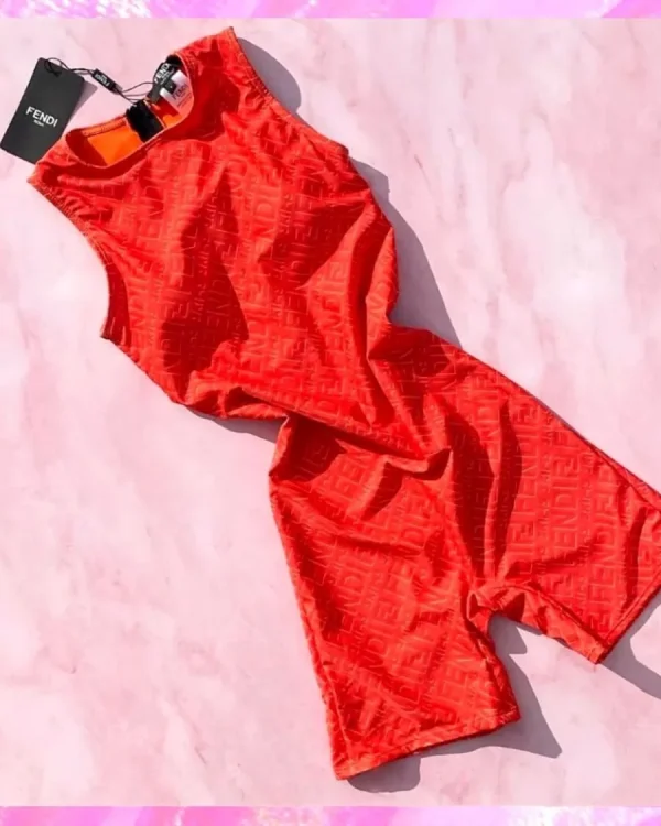 Monogram Fitted Romper