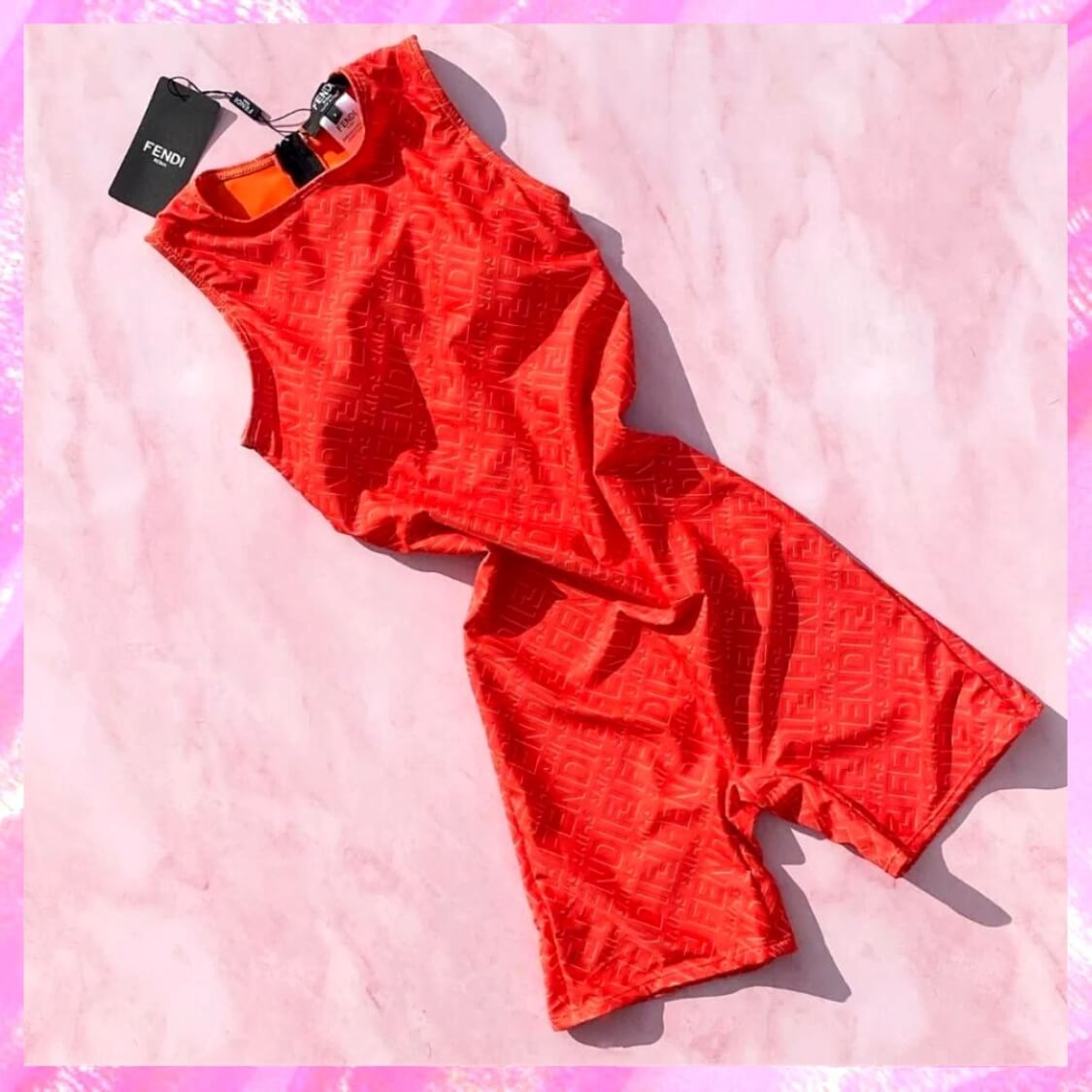 Monogram Fitted Romper