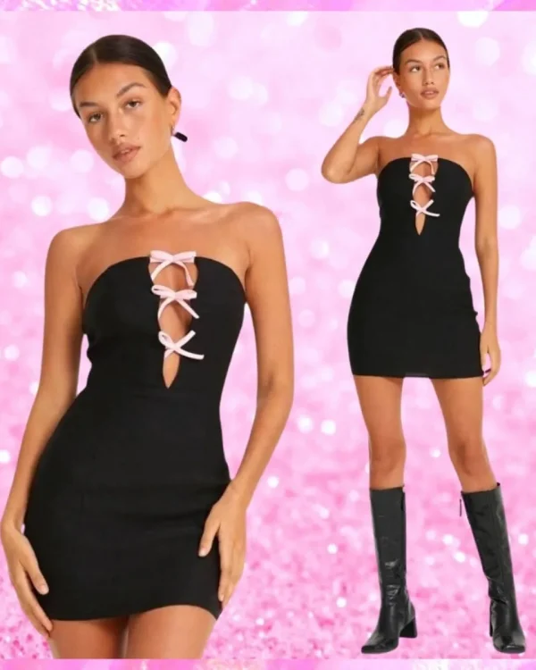 Bow Mini Dress