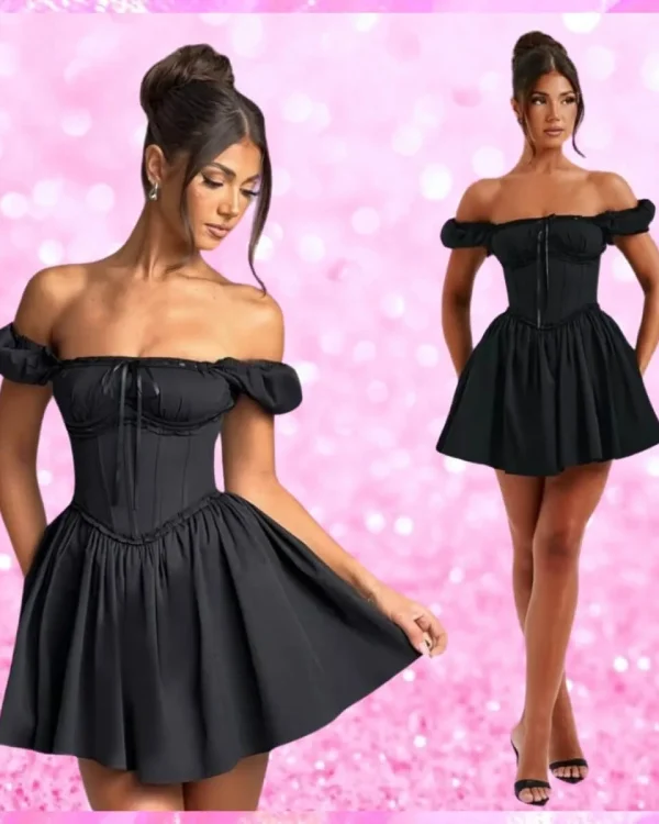 Milkmaid Mini Dress