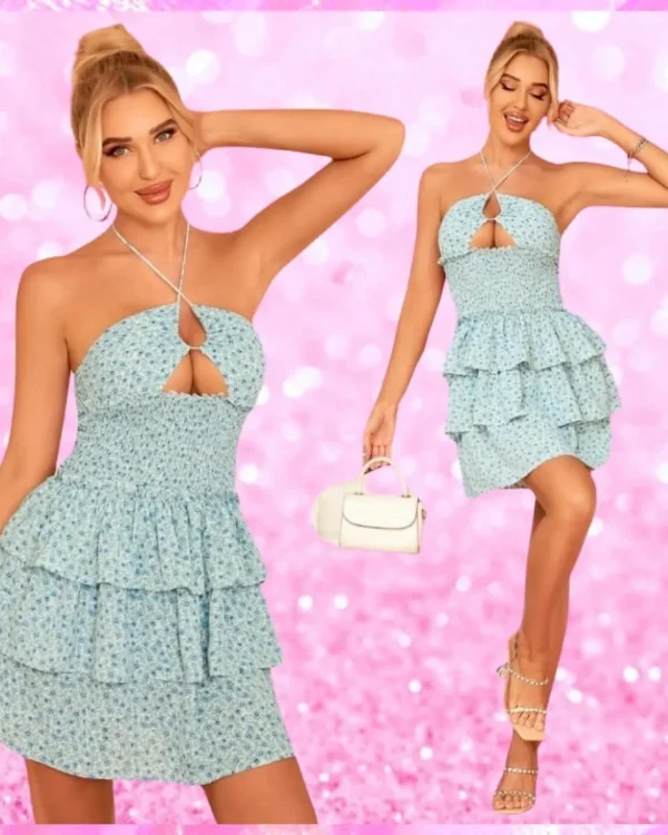 Smock Floral Print Dress