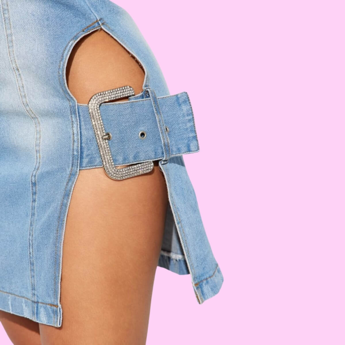 Tube Denim Dress