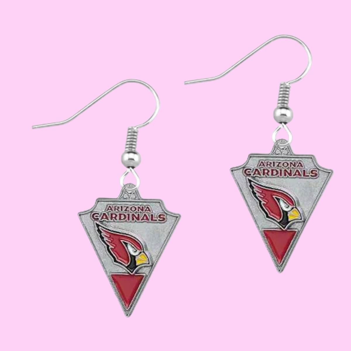 Football Team Logo Earrings Arizona Cardinals