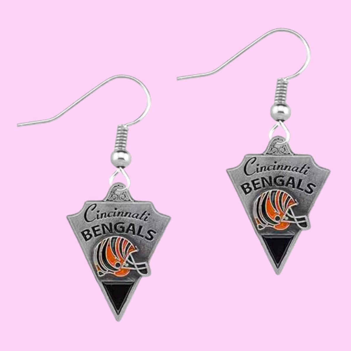 Football Team Logo Earrings Cincinnati Bengals