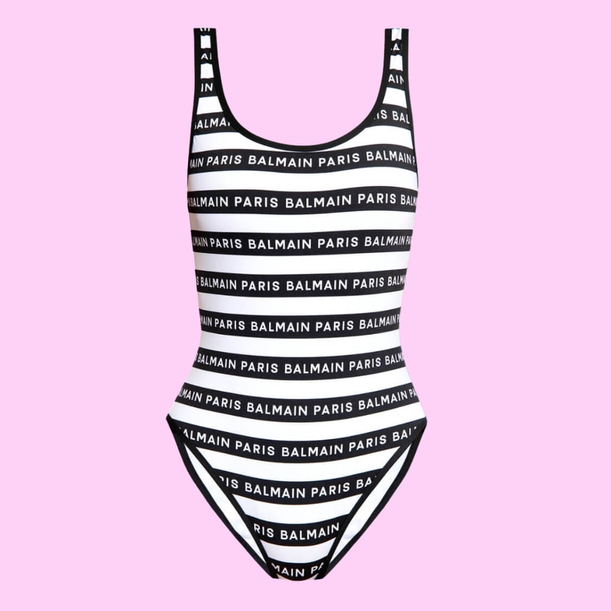 Balmain Designer One Piece Swimsuit, Balmain Swimsuit, luxury swimwear brands, designer bikini sets