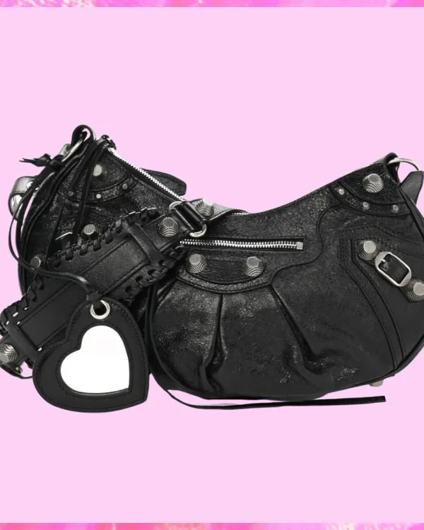 Balenciaga Designer Agneau Arena Le Cagole Shoulder Bag, Balenciaga Handbag, Designer Handbag, Cheap Designer Handbag, Designer Handbag