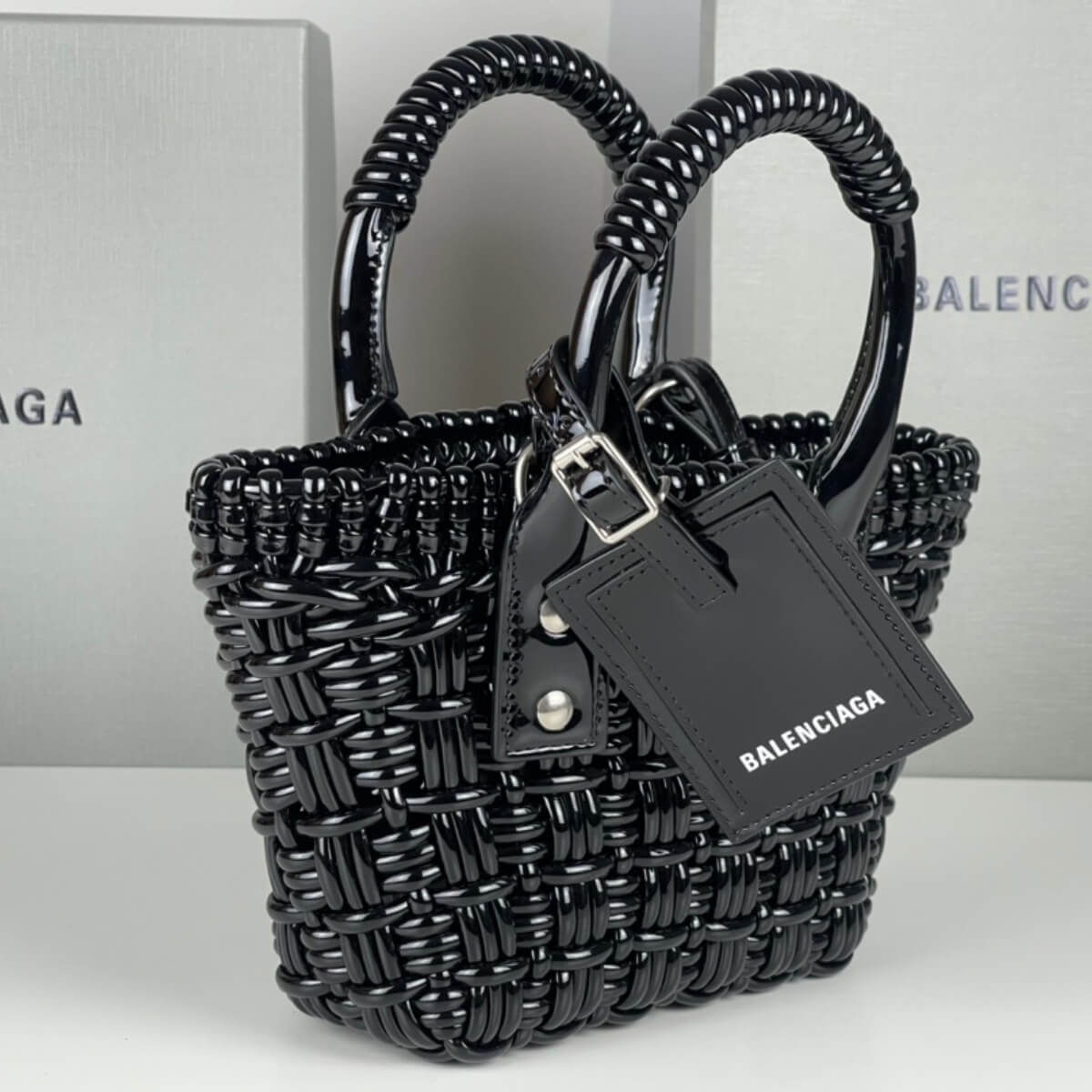 Balenciaga Designer Bistro Panier Woven Bag, Balenciaga Handbag, Designer Handbag, Cheap Designer Handbag, Designer Handbag