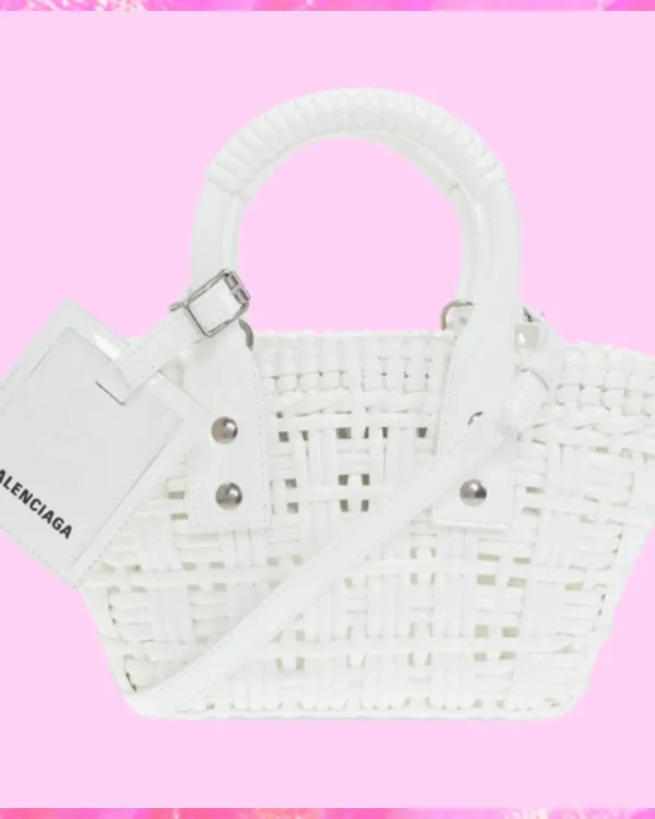 Balenciaga Designer Bistro Panier Woven Bag, Balenciaga Handbag, Designer Handbag, Cheap Designer Handbag, Designer Handbag