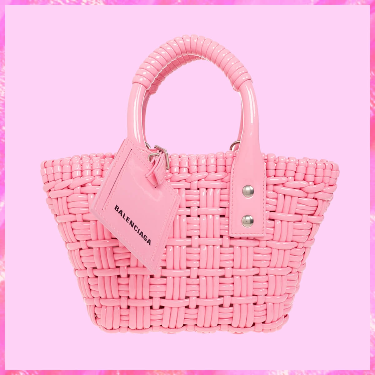 Balenciaga Designer Bistro Panier Woven Bag, Balenciaga Handbag, Designer Handbag, Cheap Designer Handbag, Designer Handbag