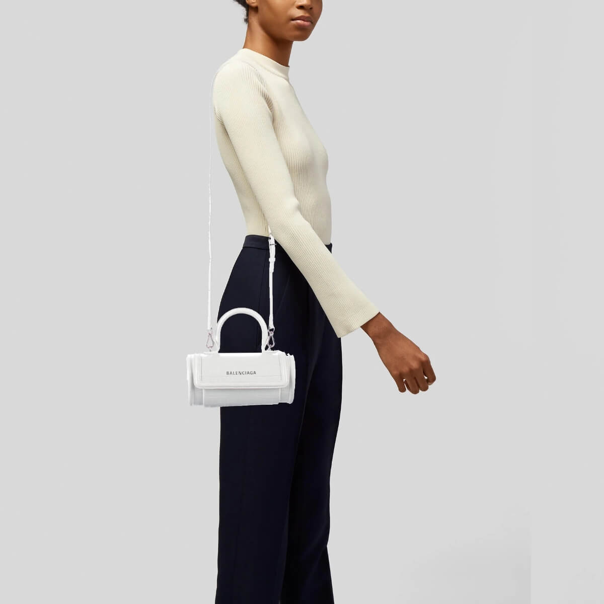 Balenciaga Designer Embossed Barrel Bag, Balenciaga Handbag, Designer Handbag, Cheap Designer Handbag, Designer Handbag