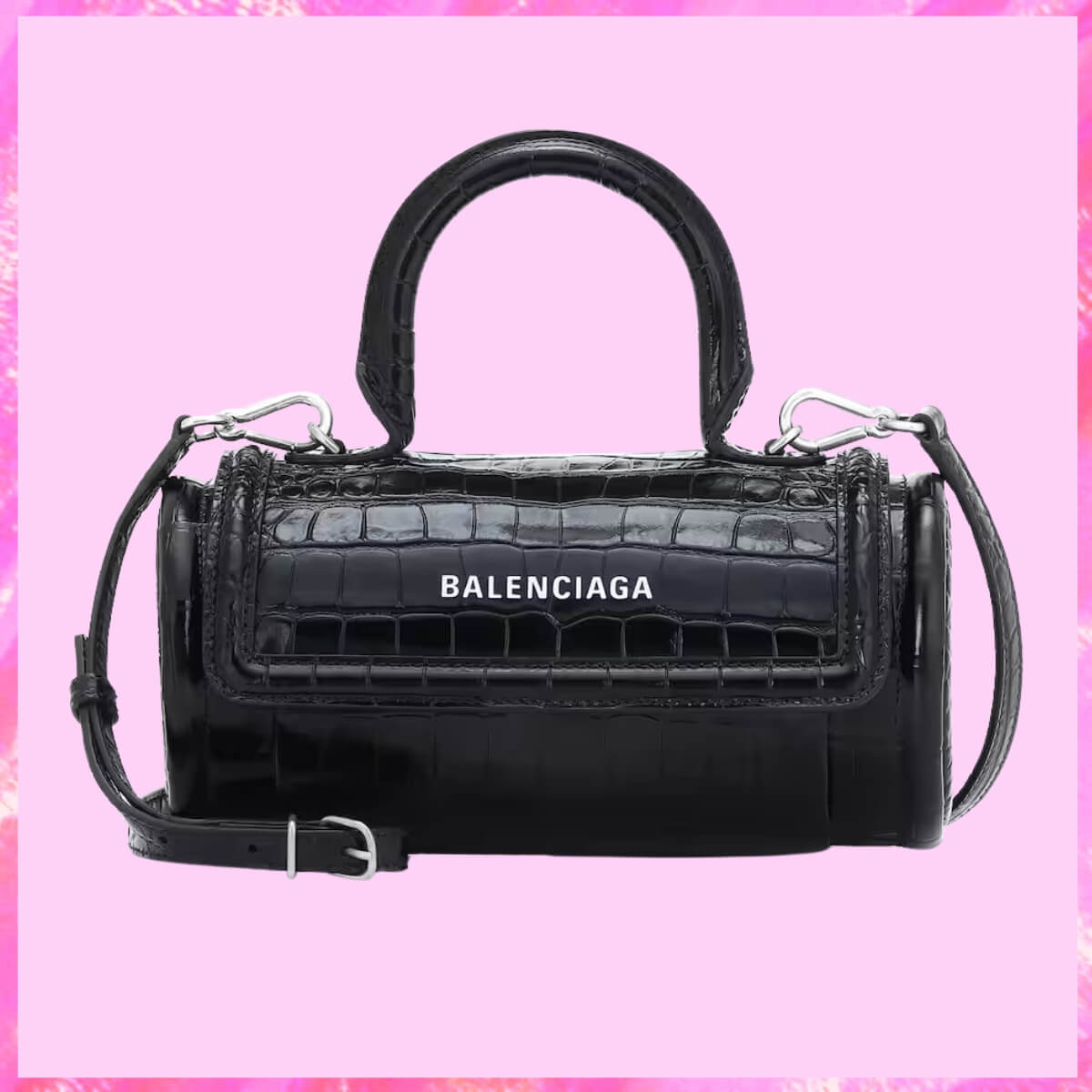 Balenciaga Designer Embossed Barrel Bag, Balenciaga Handbag, Designer Handbag, Cheap Designer Handbag, Designer Handbag