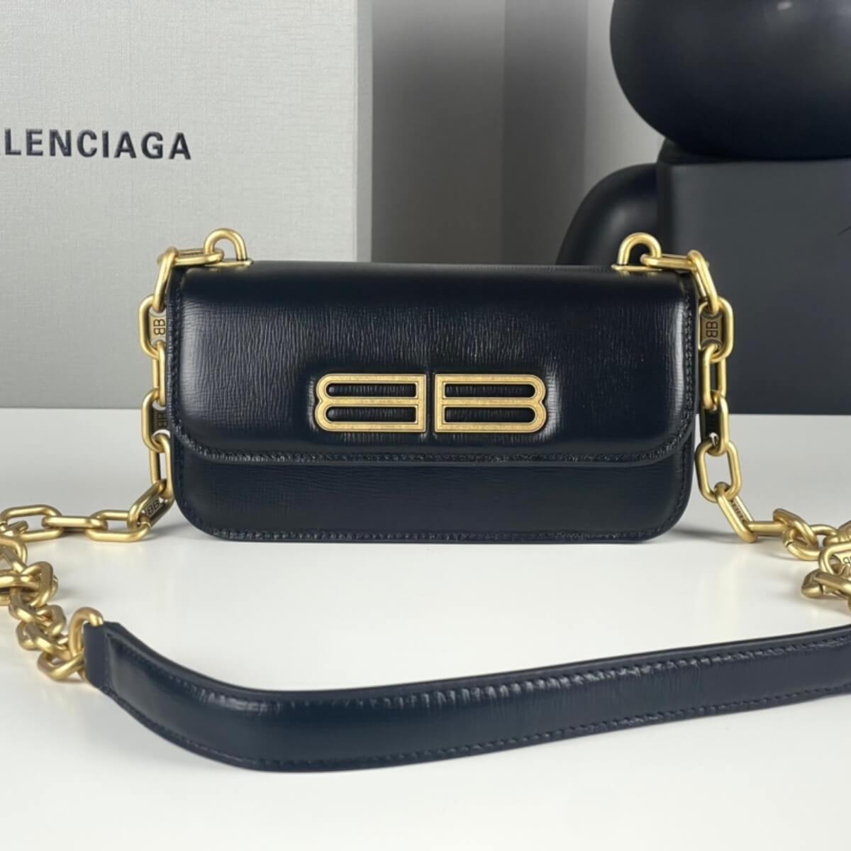 Balenciaga Designer Gossip Chain Handbag, Balenciaga Handbag, Designer Handbag, Cheap Designer Handbag, Designer Handbag