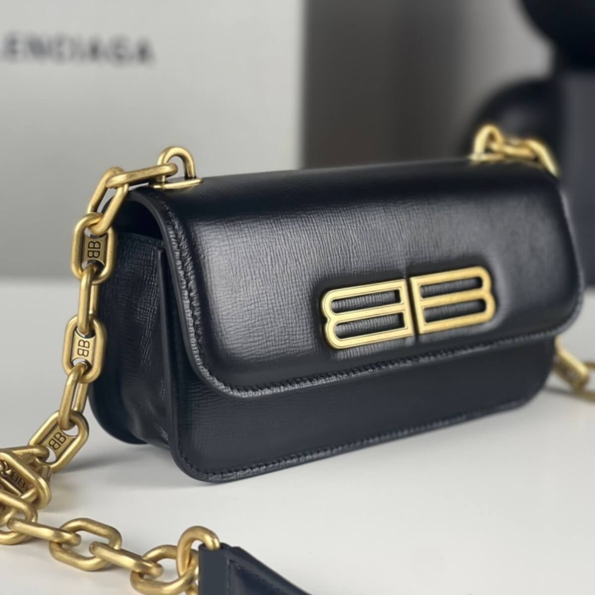 Balenciaga Designer Gossip Chain Handbag, Balenciaga Handbag, Designer Handbag, Cheap Designer Handbag, Designer Handbag