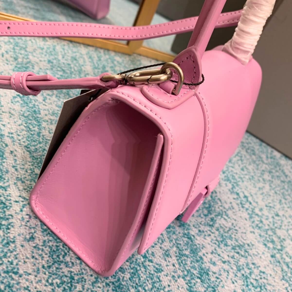 Balenciaga Designer Hourglass Chain Handbag, Balenciaga Handbag, Designer Handbag, Cheap Designer Handbag, Designer Handbag
