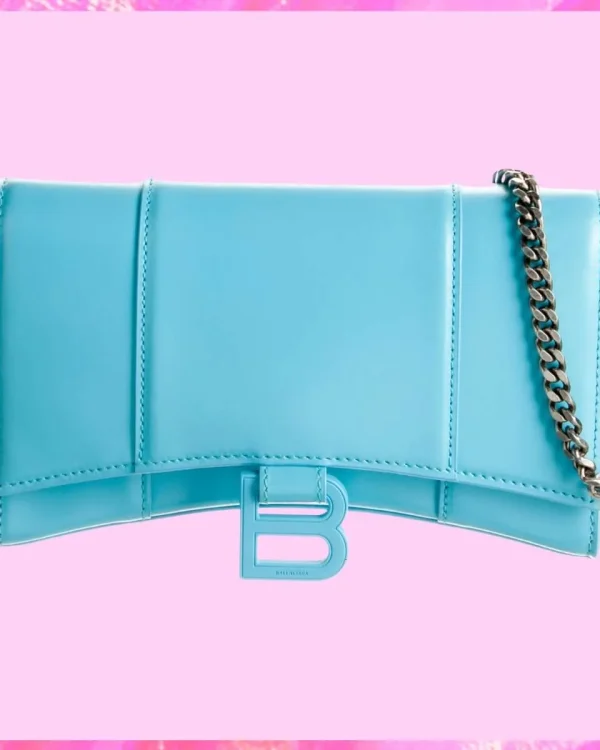 Balenciaga Designer Hourglass Chain Handbag, Balenciaga Handbag, Designer Handbag, Cheap Designer Handbag, Designer Handbag
