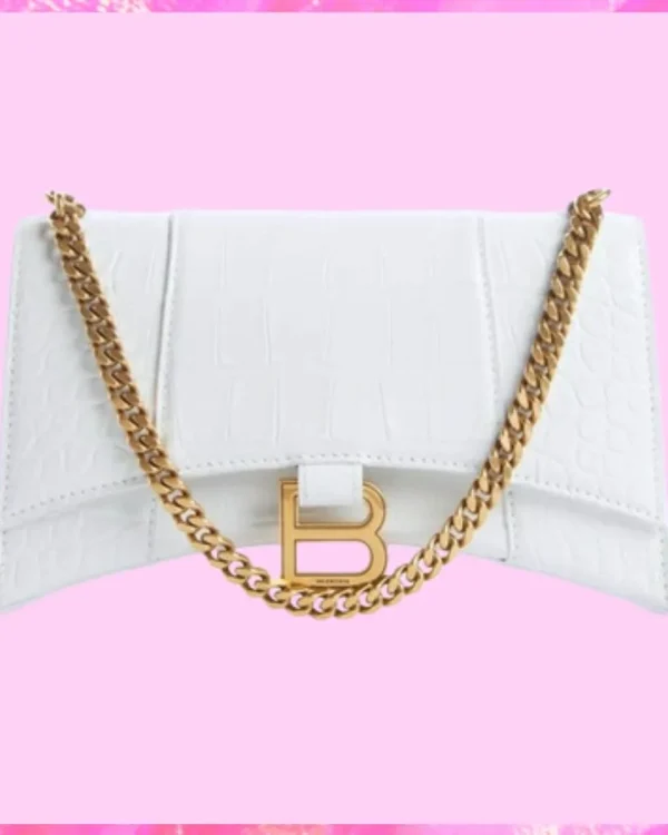 Balenciaga Designer Hourglass Chain Handbag, Balenciaga Handbag, Designer Handbag, Cheap Designer Handbag, Designer Handbag