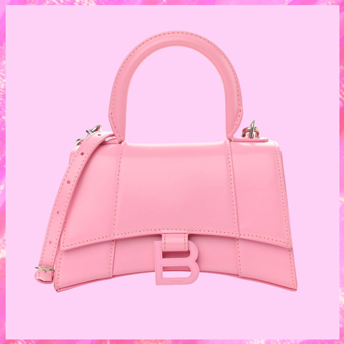 Balenciaga Designer Hourglass Chain Handbag, Balenciaga Handbag, Designer Handbag, Cheap Designer Handbag, Designer Handbag