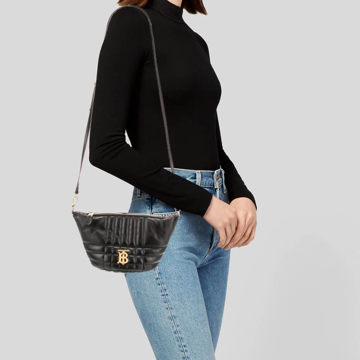 Burberry Designer Crescent Lola Shoulder Bag, Burberry Handbag, Designer Handbag, Cheap Designer Handbag, Designer Handbag