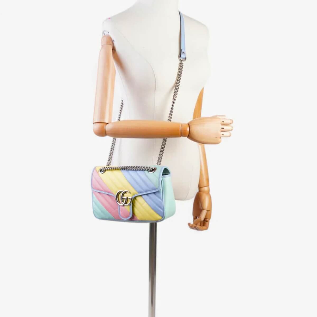 Burberry Designer GG Multicolor Matelassé Shoulder Bag, Burberry Handbag, Designer Handbag, Cheap Designer Handbag, Designer Handbag