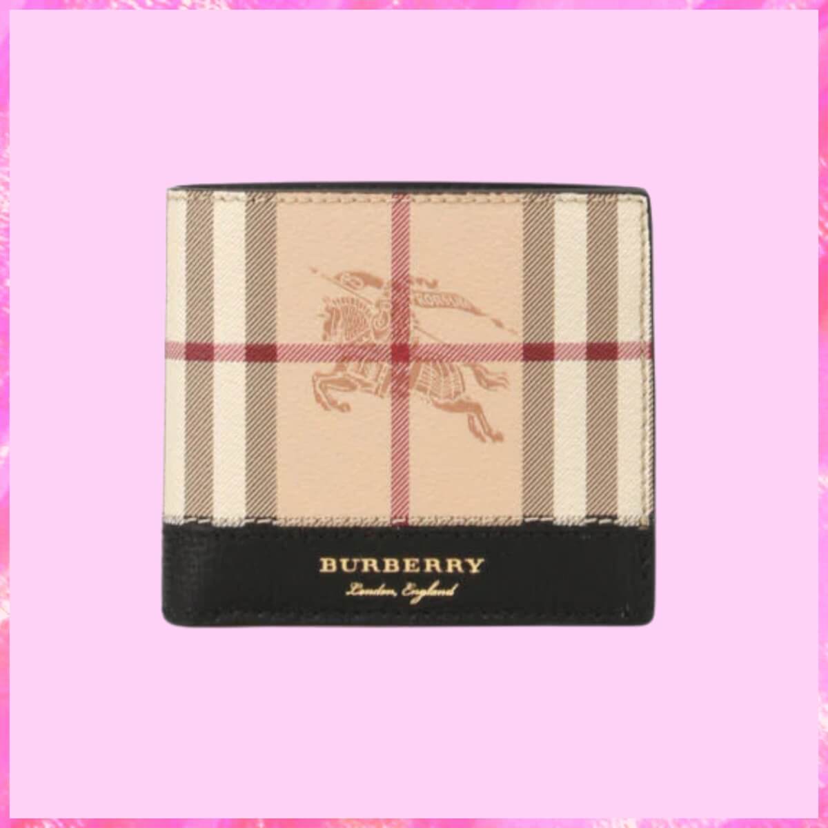 Burberry Designer Haymarket Check Bifold Wallet, Burberry Handbag, Designer Handbag, Cheap Designer Handbag, Designer Handbag